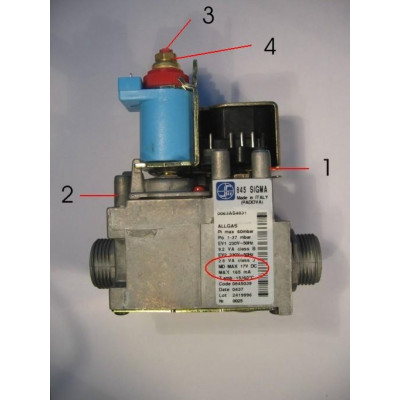Plynový ventil SIT 845  230V G3/4" EZ