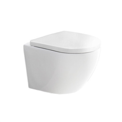 WC závěsné kapotované, RIMLESS, 490x370x360, keramické, vč. sedátka CSS115S