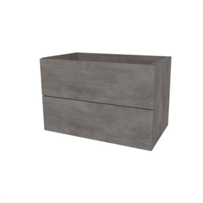 Aira, koupelnová skříňka 101 cm, Multidecor, Beton tmavě šedý