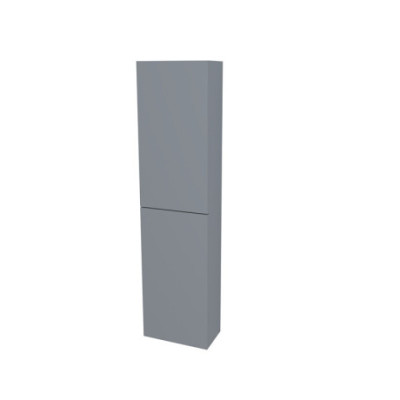 Aira, koupelnová skříňka 170 cm vysoká, levé otevírání, Multidecor, Monumentální šedá