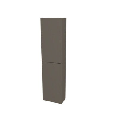 Aira, koupelnová skříňka 170 cm vysoká, levé otevírání, Multidecor, Lávová šedá