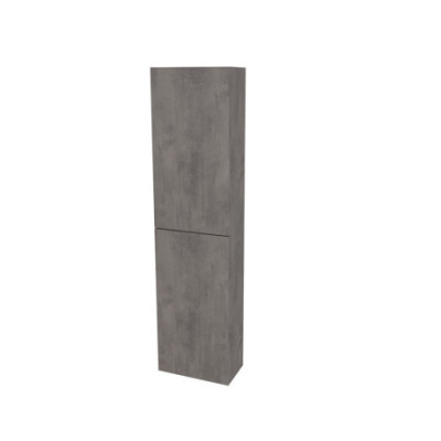 Aira, koupelnová skříňka 170 cm vysoká, levé otevírání, Multidecor, Beton tmavě šedý