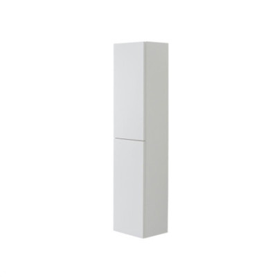 Aira, koupelnová skříňka 170 cm vysoká, levé otevírání, Multidecor, bílá perlička