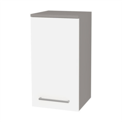Bino koupelnová skříňka horní 63 cm, levá, Multidecor, Arktická šedá