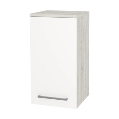 Bino koupelnová skříňka horní 63 cm, pravá, Multidecor, White Loft Pine