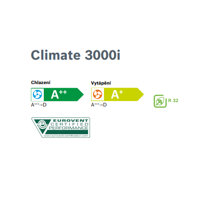 Bosch Climate CL3000i-Set 70 WE, klimatizace 7.0kW