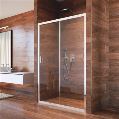 Sprchové dveře, LIMA, dvoudílné, zasunovací, 100 cm,...