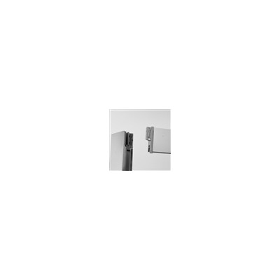 Sprchový kout Lima, obdél.,pivot. dveře, 2xboční stěna, 100x80x100x190cm, chrom ALU, sklo Čiré 6mm