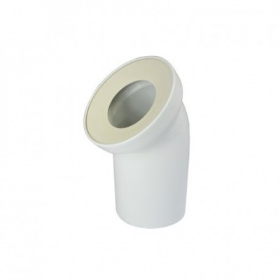 WC univerzální odtokové koleno DN 100/D 110, 45°, šikmé