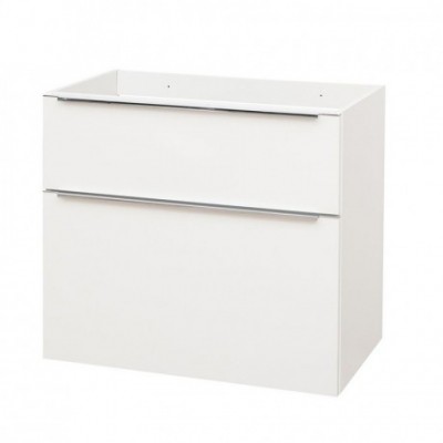 Mailo, koupelnová skříňka, bílá, 2 zásuvky, 810x580x458 mm