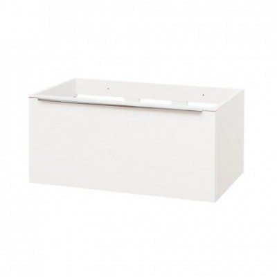 Mailo, koupelnová skříňka, bílá, 1 zásuvka, 810x476x365 mm
