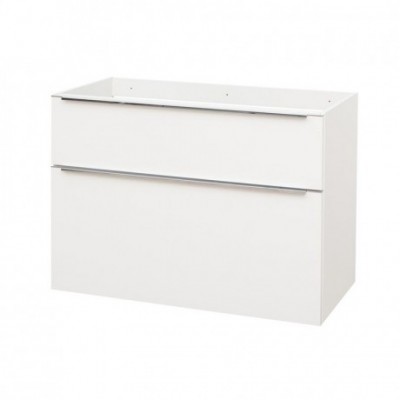 Mailo, koupelnová skříňka, bílá, 2 zásuvky, 1010x580x458 mm