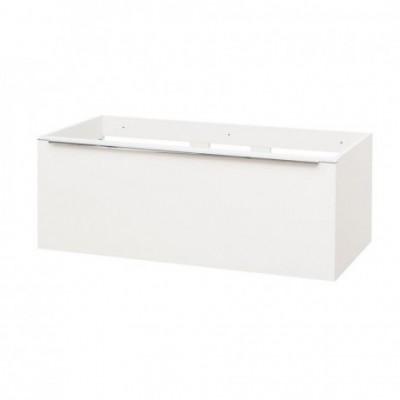 Mailo, koupelnová skříňka, bílá, 1 zásuvka, 1010x476x365 mm