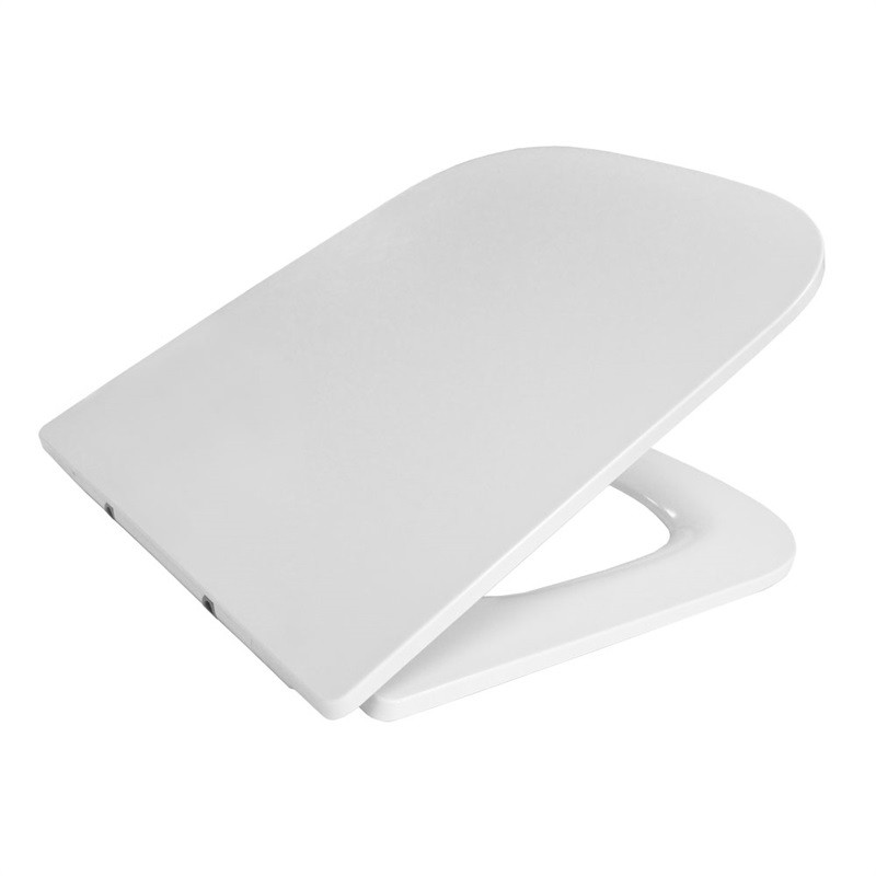 Mereo Samozavírací WC sedátko slim, duroplast, bílé, s odnímatelnými panty CLICK CSS118S