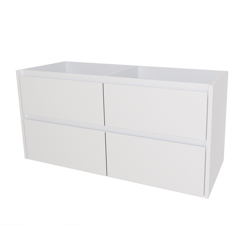 Mereo Opto, koupelnová skříňka 121 cm, Multidecor, Bílá lesk perlička CN993SBIEL