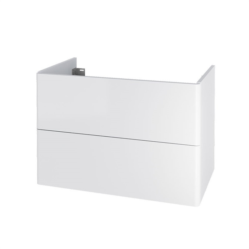 Mereo Siena, koupelnová skříňka 80 cm, bílá lesk CN411S