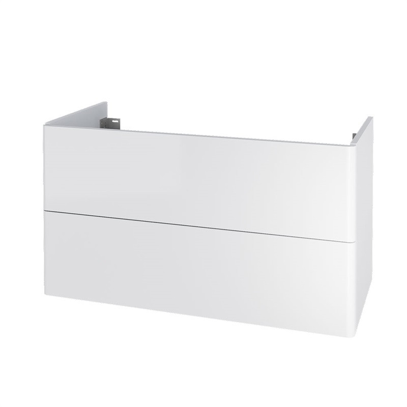 Mereo Siena, koupelnová skříňka 100 cm, bílá lesk CN412S