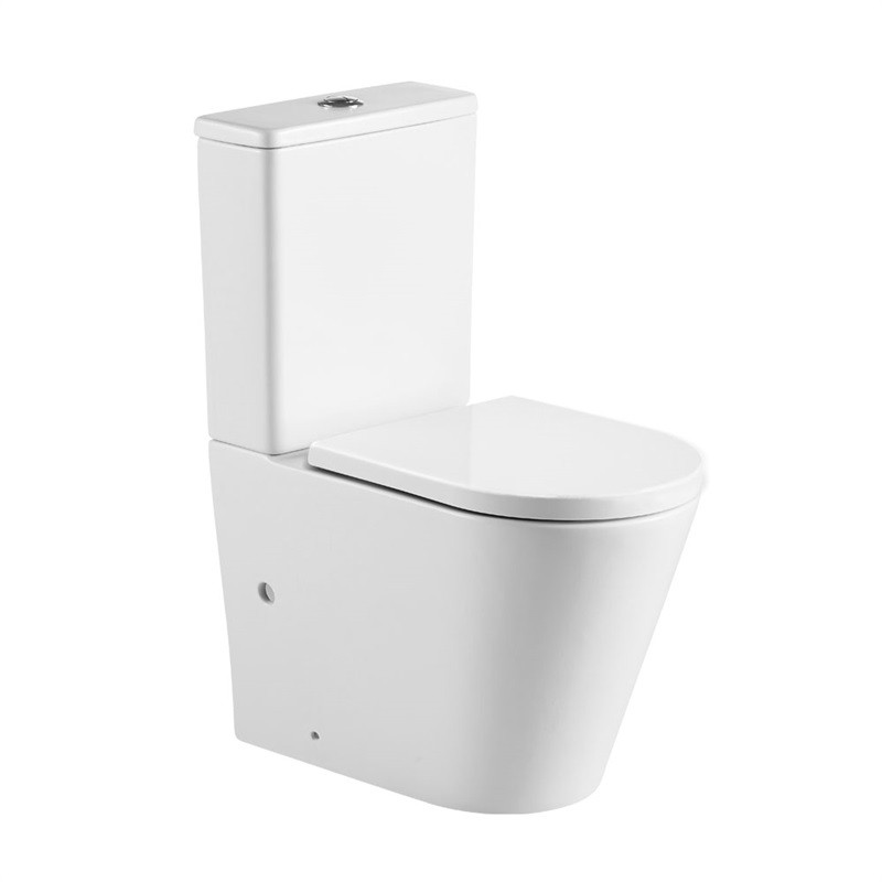 Mereo WC kombi vario odpad, kapotované, Smart Flush RIMLESS, 605x380x825mm, keramické VSD91T2