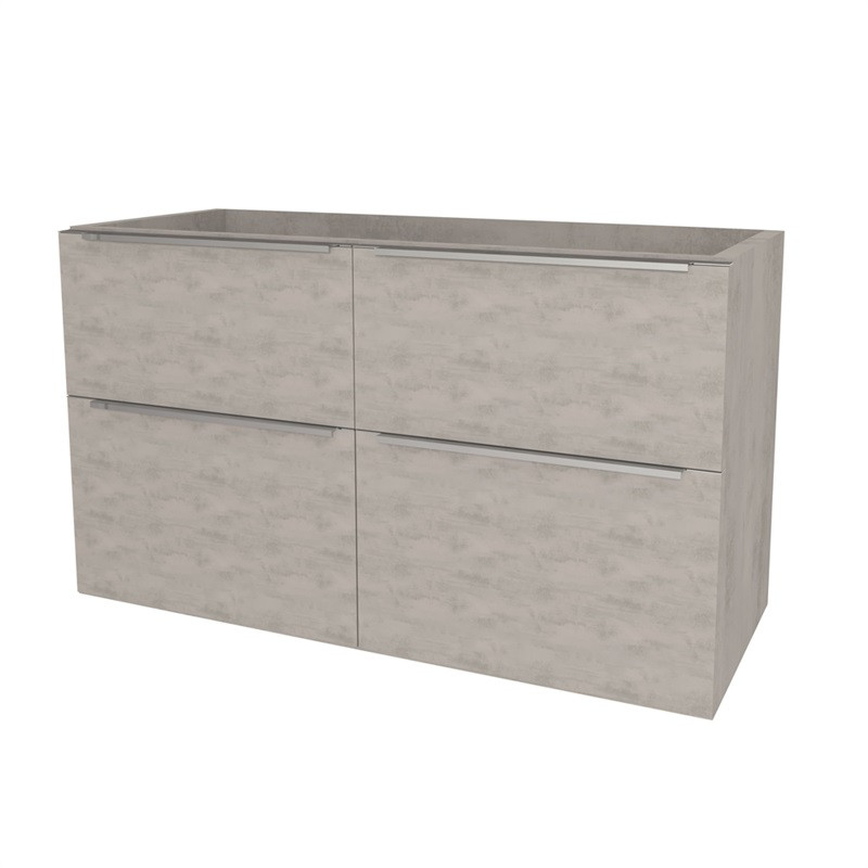 Mereo Mailo, koupelnová skříňka 121 cm, Multidecor, Chromix stříbrný CN593SACST
