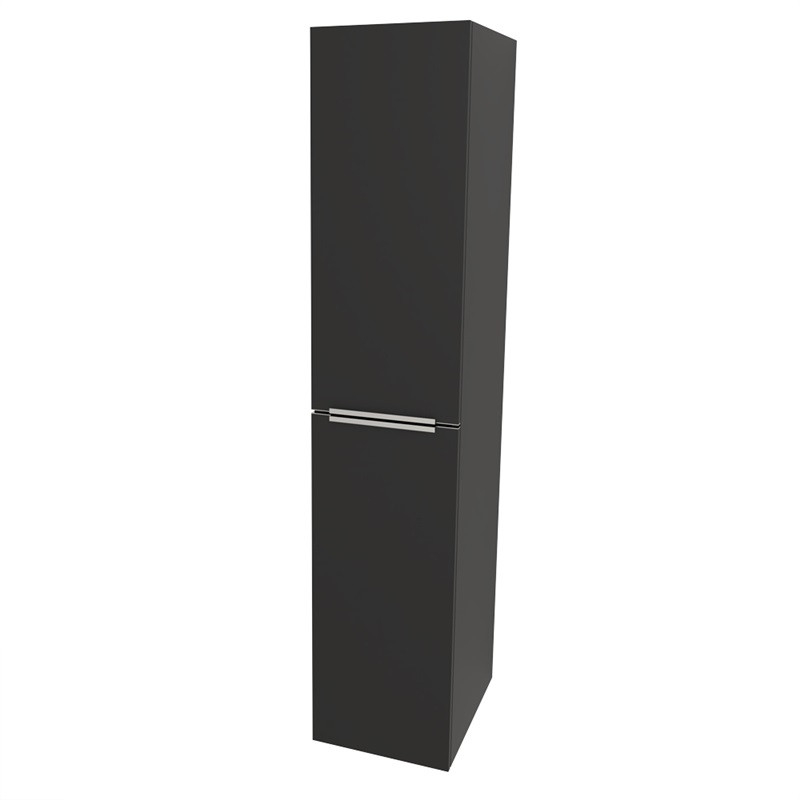 Mereo Mailo, koupelnová skříňka vysoká 170 cm, Multidecor, Černá Supermat CN594LPCIPM