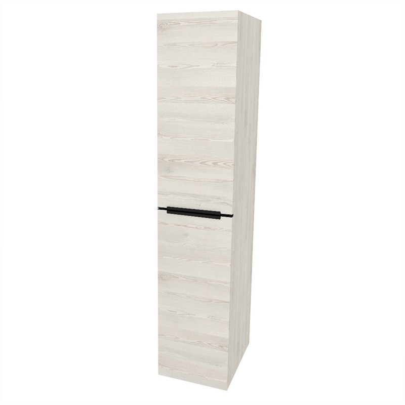Mereo Mailo, koupelnová skříňka vysoká 170 cm, černé madlo, Multidecor, White Loft Pine CN594LPBWLP1