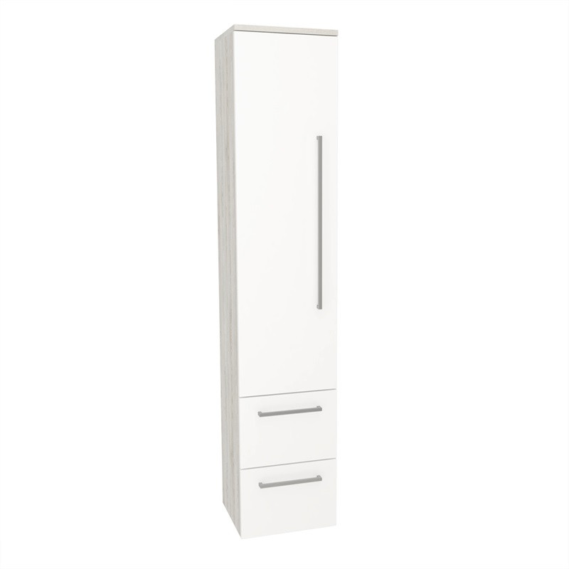 Mereo Bino, koupelnová skříňka vysoká 163 cm, levá, Multidecor, White Loft Pine CN697WLP1