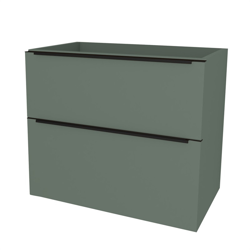 Mereo Mailo, koupelnová skříňka 81 cm, černé madlo, Multidecor, Zelená Verde CN591SBZEV1