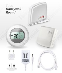 Thermona Bezdrátový prostorový termostat ROUND s ON/OFF jednotkou a internetovou bránou 43795