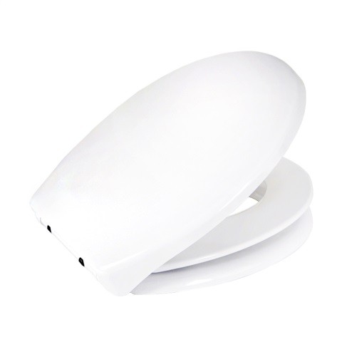Mereo Samozavírací WC sedátko, duroplast, bílé, s odnímatelnými panty CLICK CSS112S