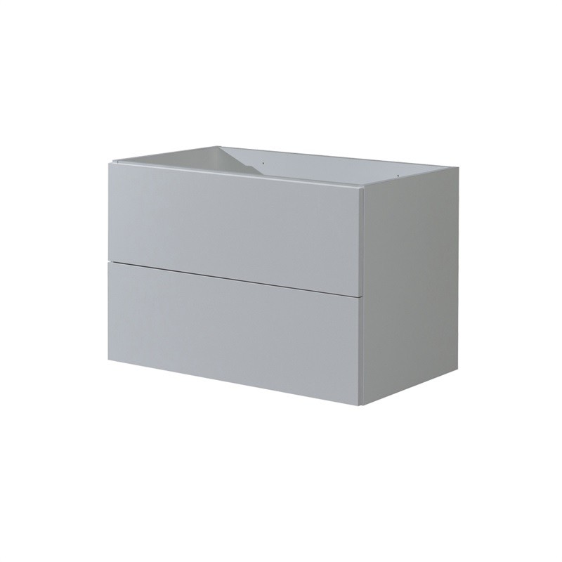 Mereo Aira desk, koupelnová skříňka, šedá, 2 zásuvky, 810x530x460 mm CN731S