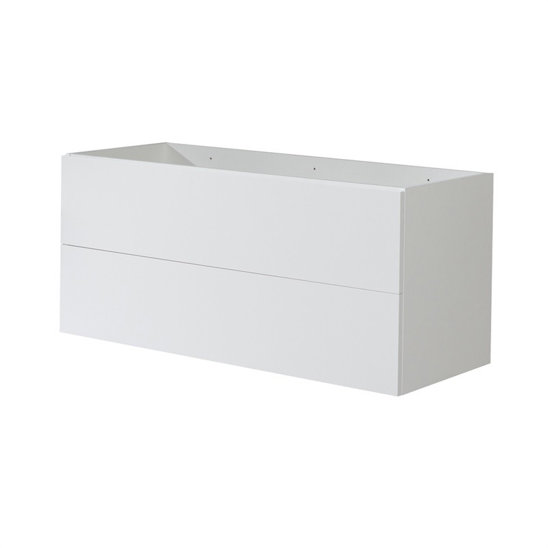 Mereo Aira desk, koupelnová skříňka, bílá, 2 zásuvky, 1210x530x460 mm CN713S
