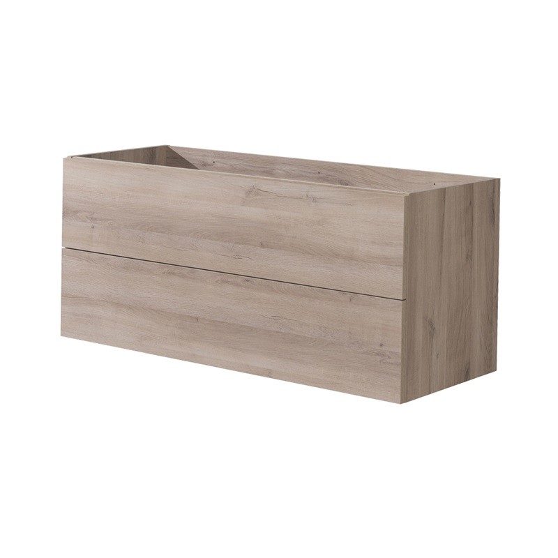 Mereo Aira desk, koupelnová skříňka, dub, 2 zásuvky, 1210x530x460 mm CN723S
