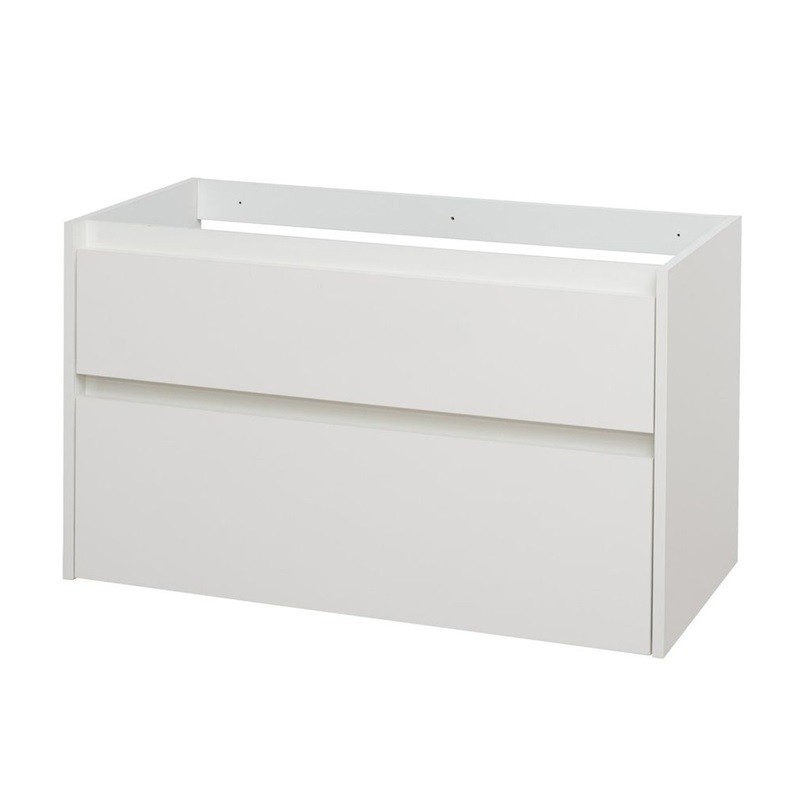 Mereo Opto, koupelnová skříňka, bílá, 2 zásuvky, 1010x580x458 mm CN912S