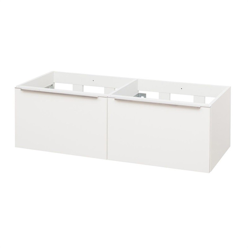Mereo Mailo, koupelnová skříňka, bílá, 2 zásuvky, 1210x476x365 mm CN518S