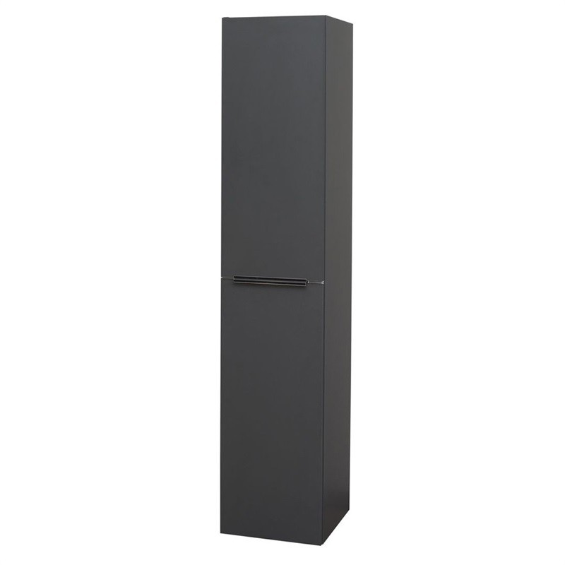 Mereo Mailo, koupelnová skříňka, vysoká, L/P otevírání, antracit, 385x1700x350 mm CN534LP